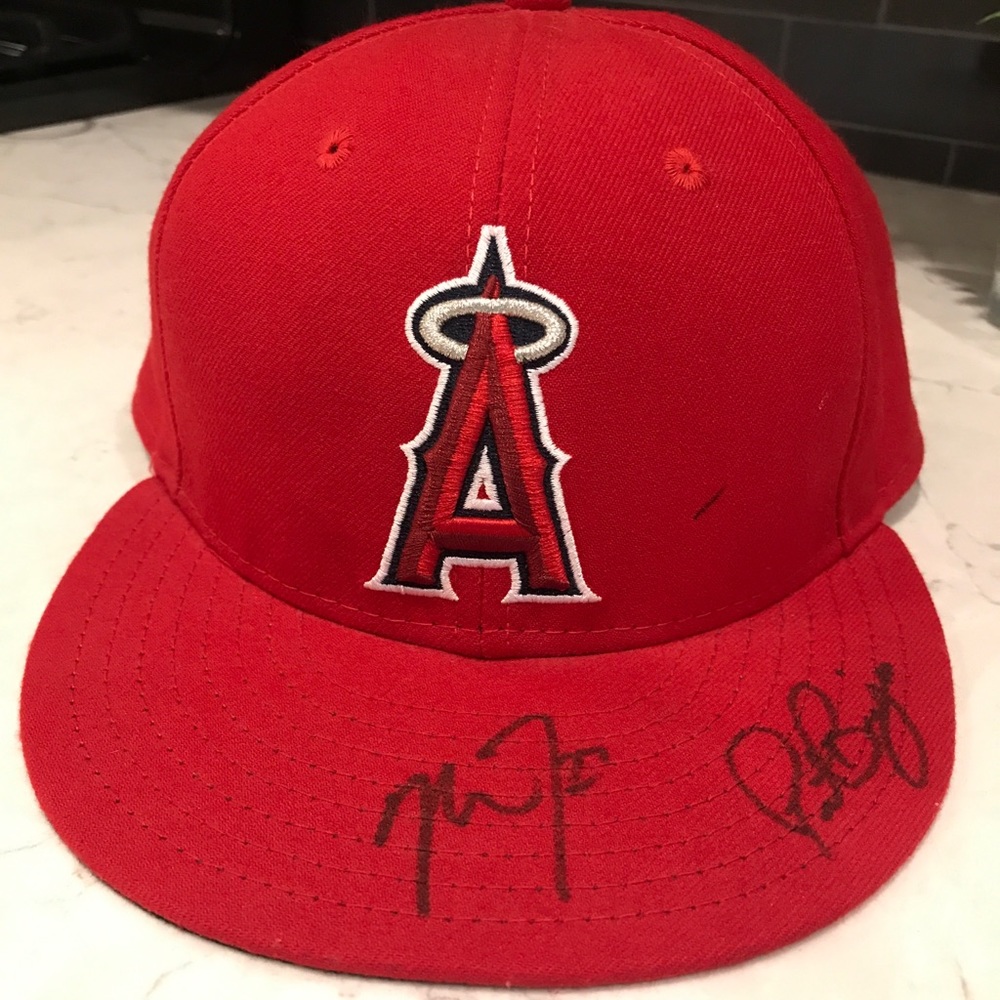 Mike Trout Signed New Era Baseball Hat